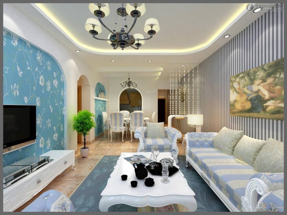 Глянцевая краска в интерьере