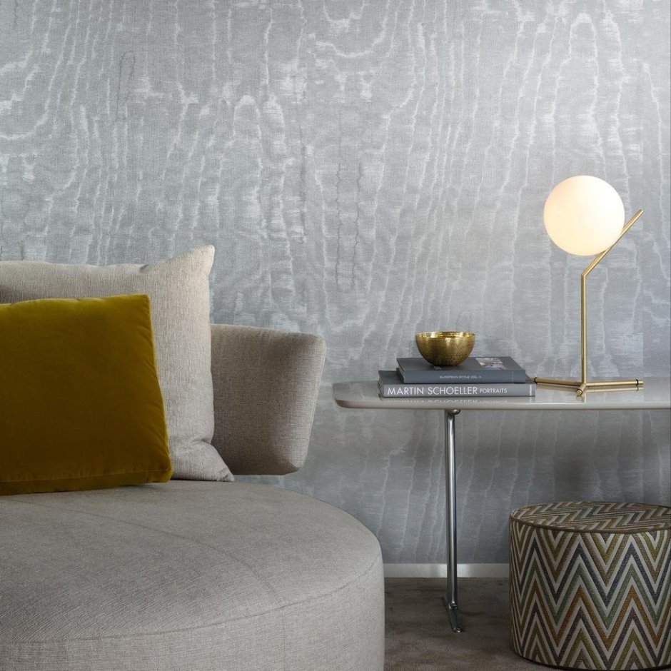 Обои под покраску в интерьере