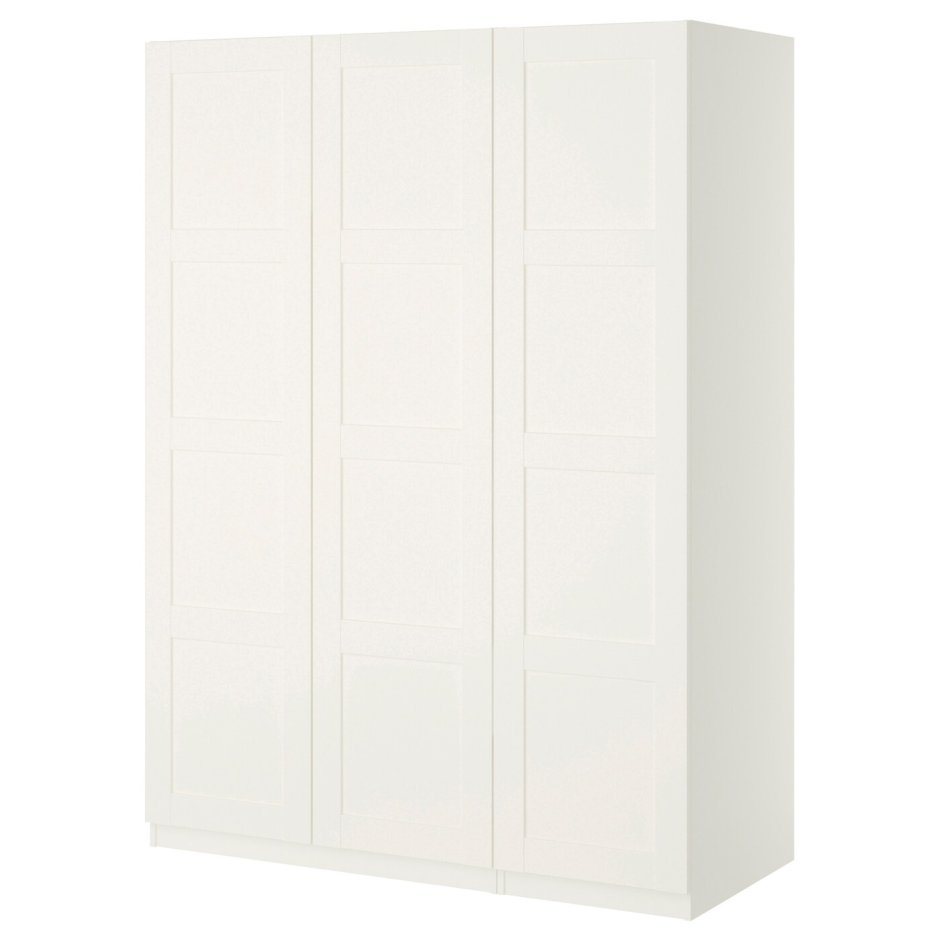 Pax ПАКС гардероб, белый/ФОРСАНД белый150x60x236 см