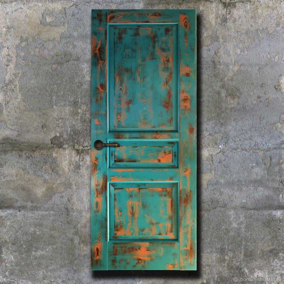 Состаренные двери лофт