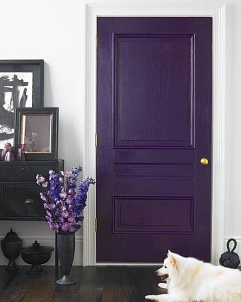 Фиолетовая дверь