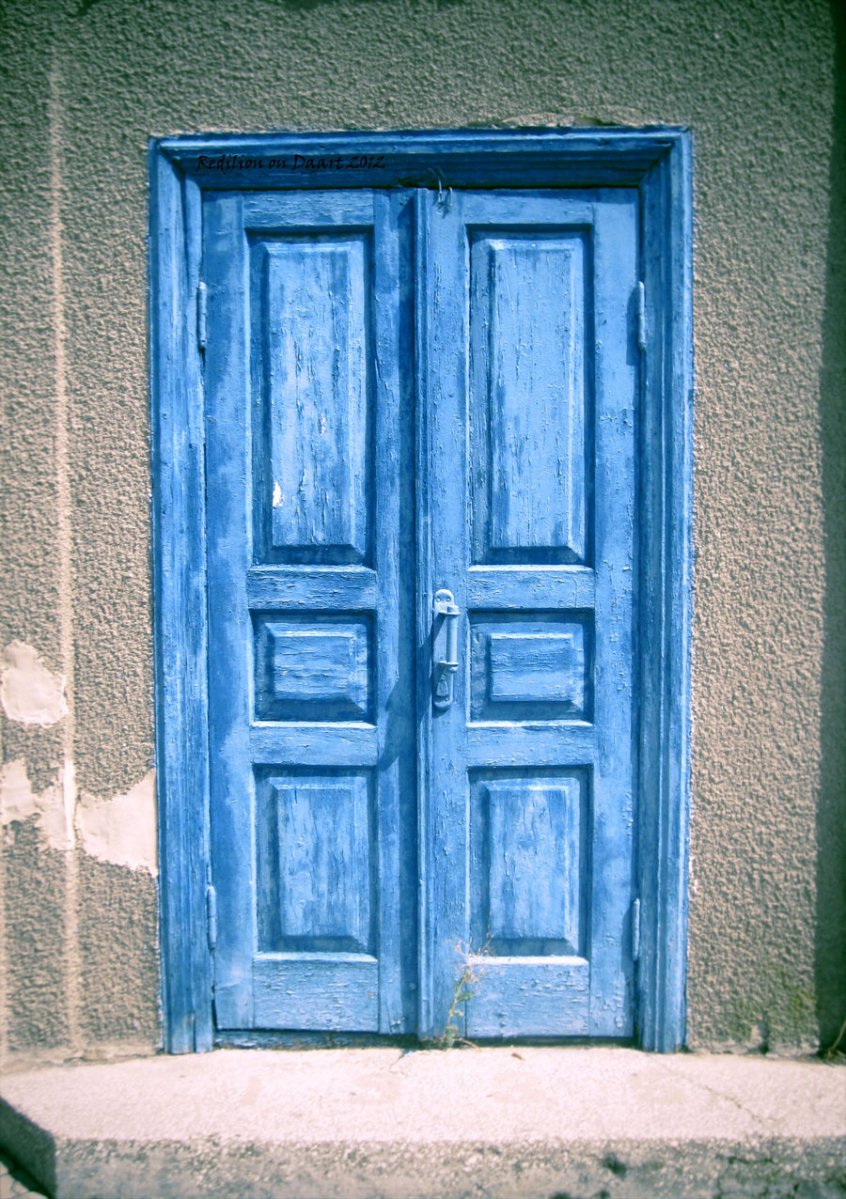 Старинные входные двери