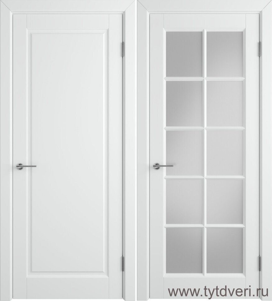 Дверь Гланта эмаль белая