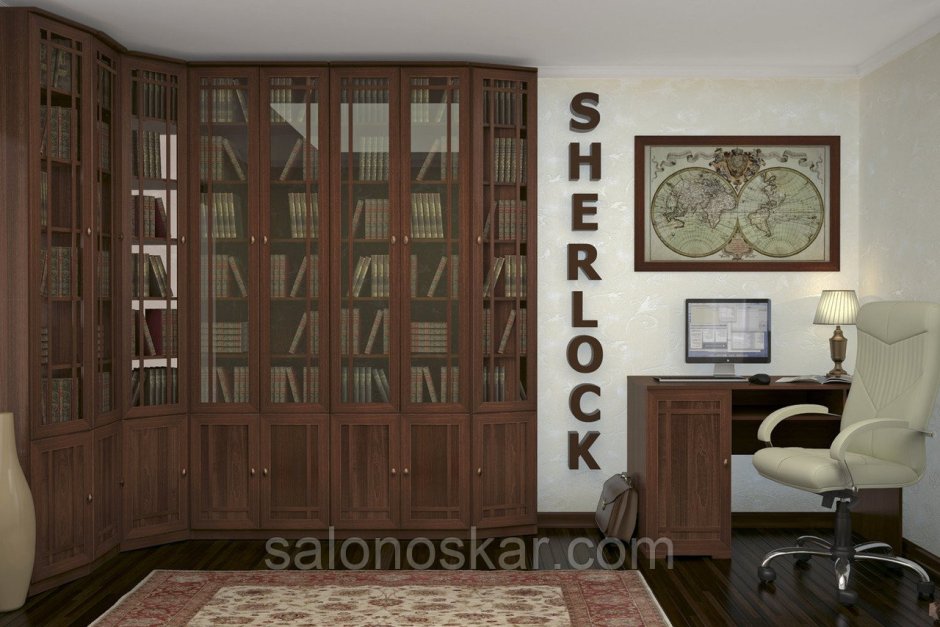 Книжный шкаф Глазов Sherloсk