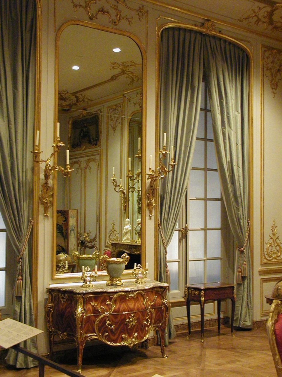 Интерьеры рококо Франция 18 век