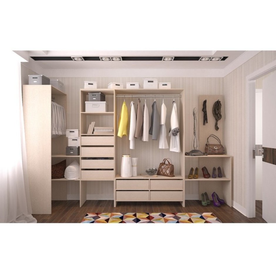 Встроенный шкаф-купе в комнату с потолками 3 м
