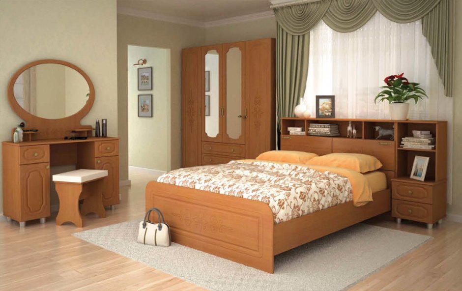 Мебельный гарнитур спальня Фиеста