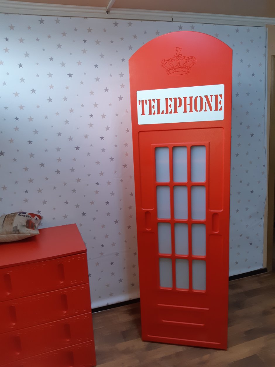 Детская мебель английская телефонная будка