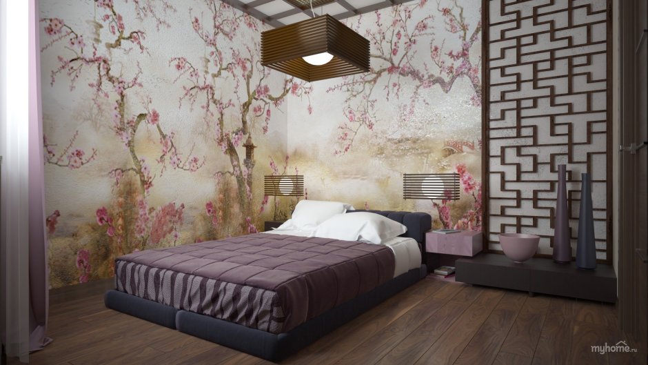 Спальня в стиле Сакура