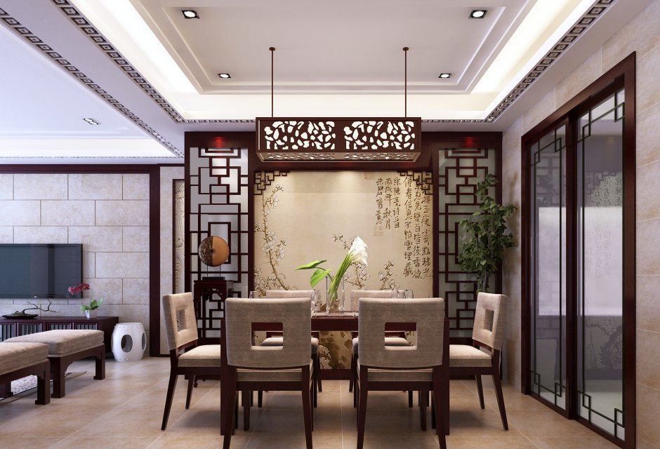 Потолок в китайском стиле