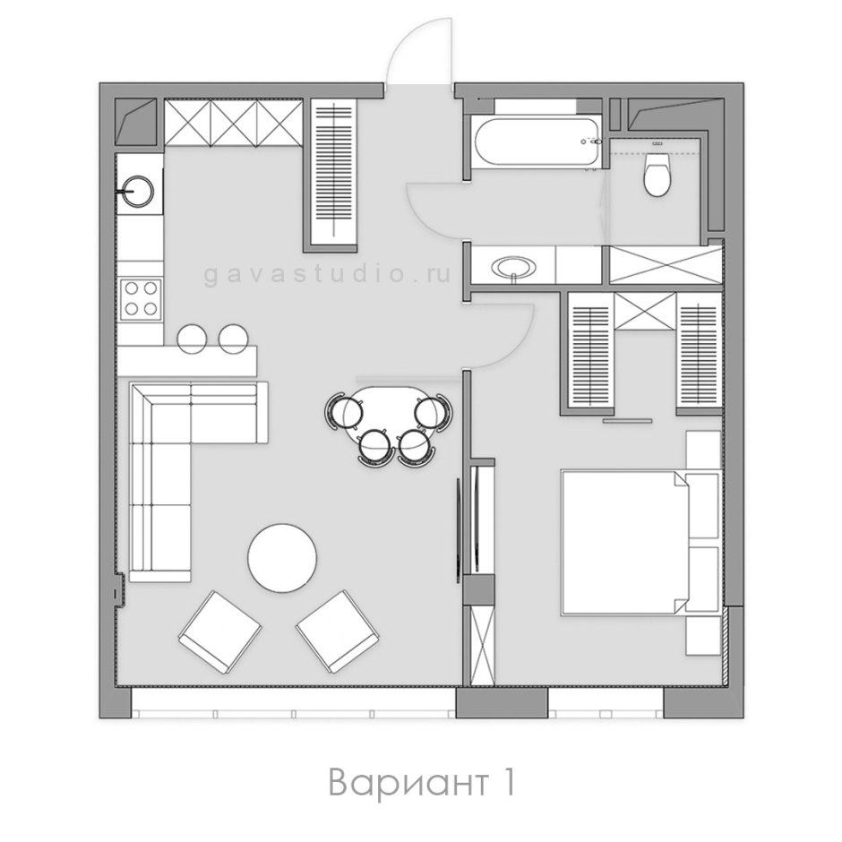 Проект планировки квартиры