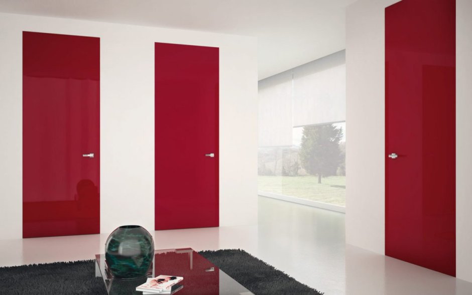 Глянцевые двери межкомнатные