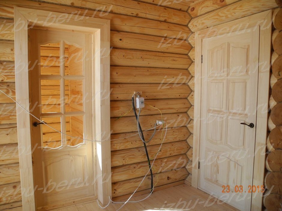 Гостевая комната в деревянном доме