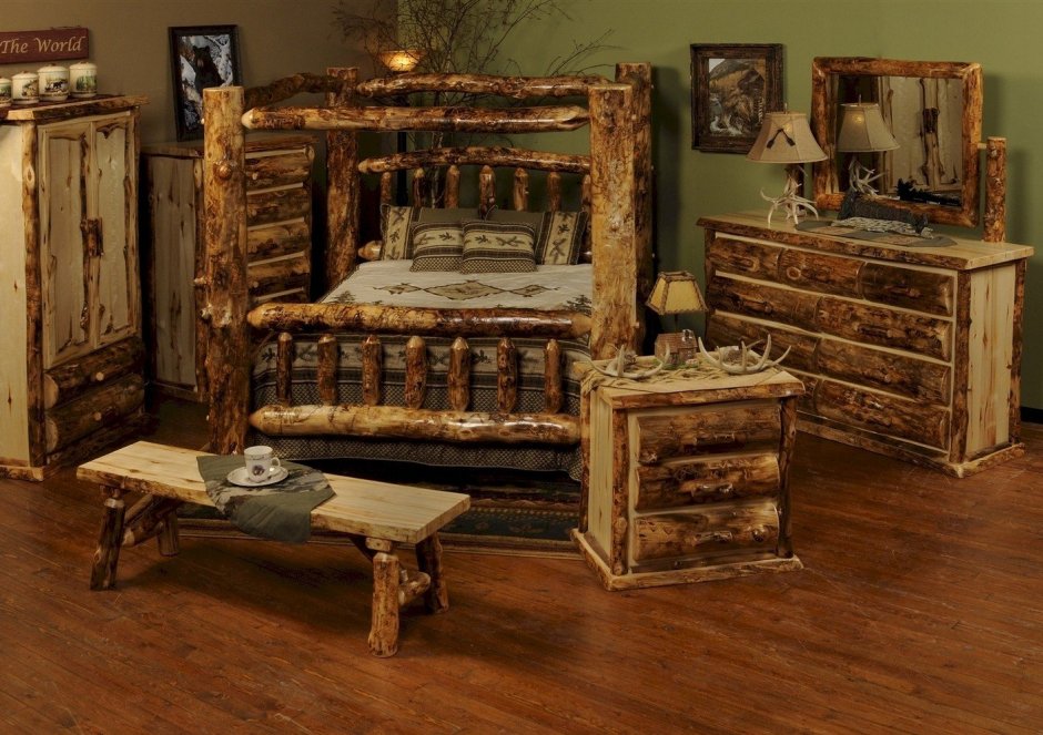 Рустикальный стиль мебель