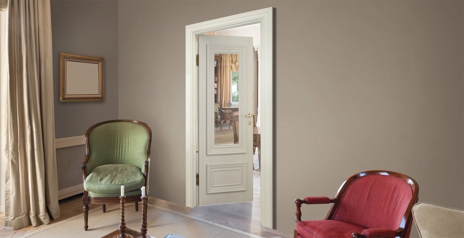 Раздвижные двери в классическом интерьере