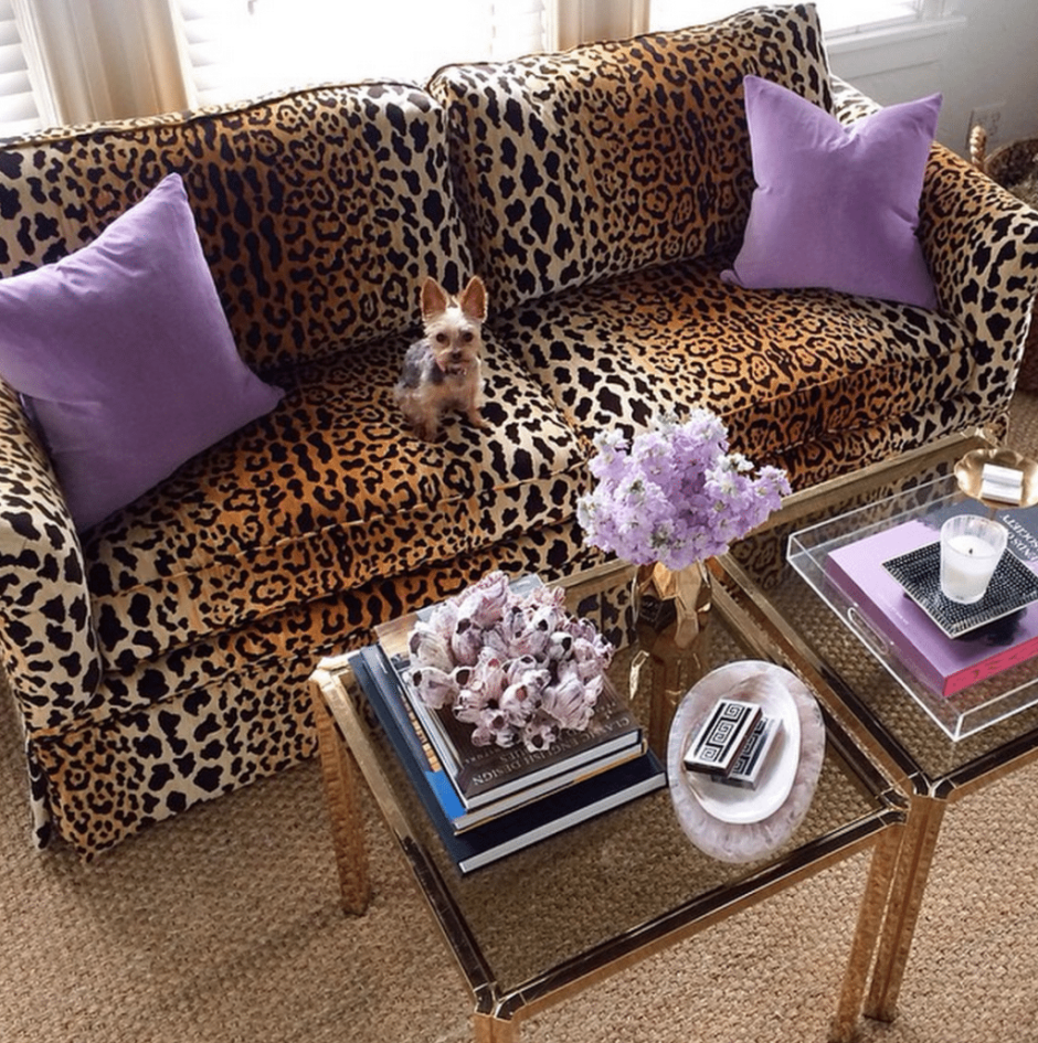 Мебель с леопардовым принтом