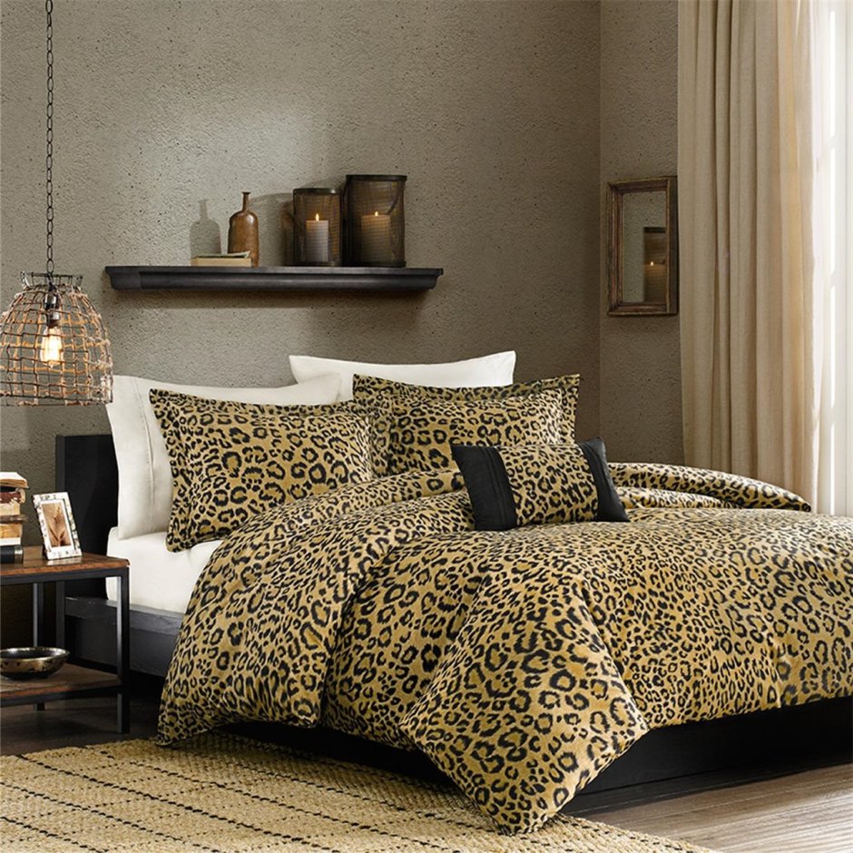 Спальня в леопардовом стиле