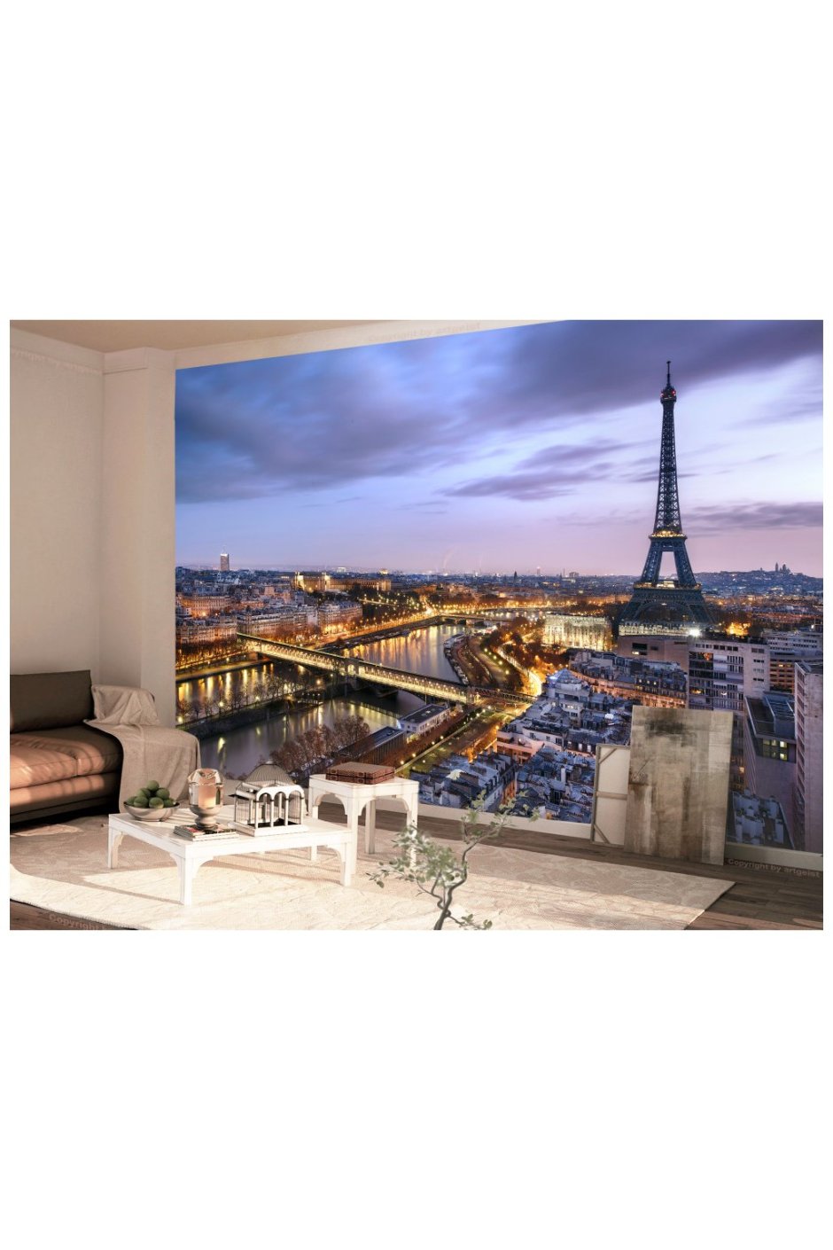 Фотообои панорама Парижа