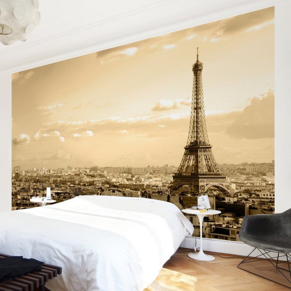 Комната с фотообоями Париж