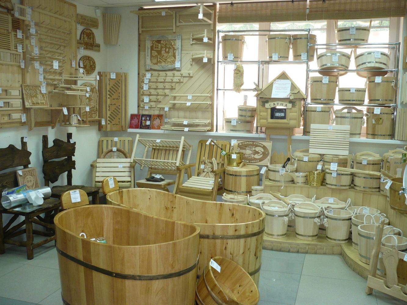 Банный магазин. Магазин деревянных изделий. Магазин для бани. Изделия из дерева рынок. Банный отдел в магазине.