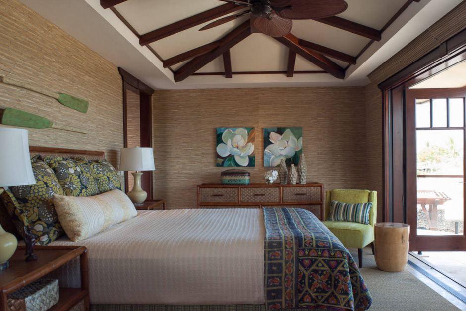 Спальня в бамбуковом стиле