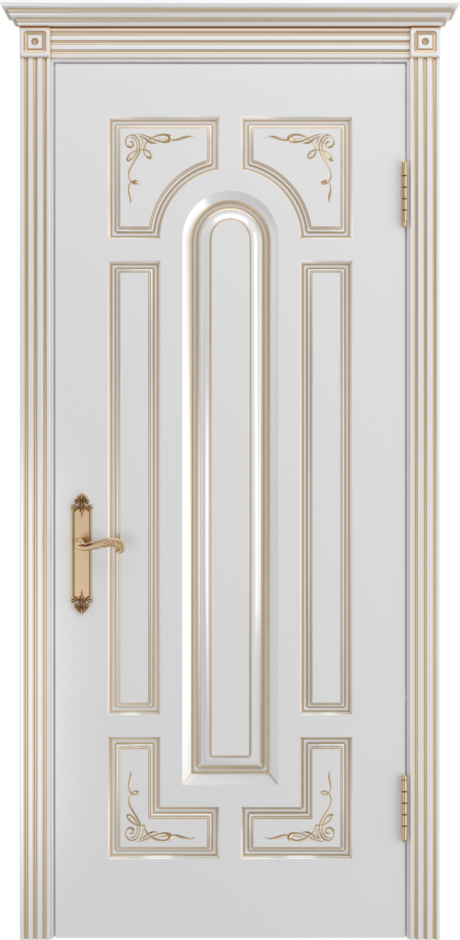 Двери Сан-Ремо патина с золотом