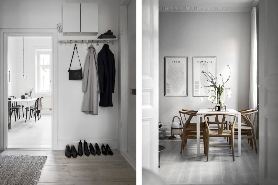 Grey Walls Interior Paris New York