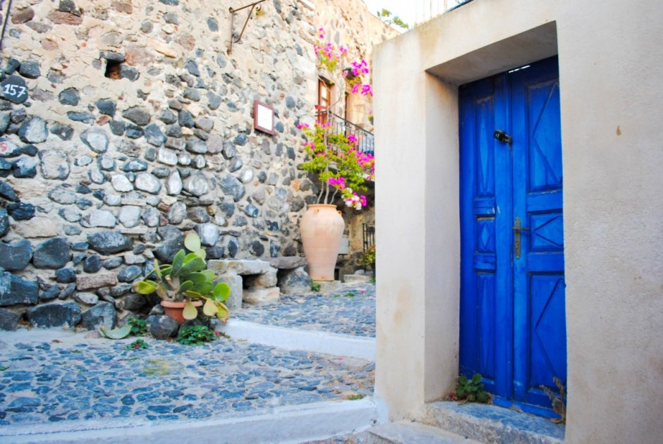 Санторини Греция двери