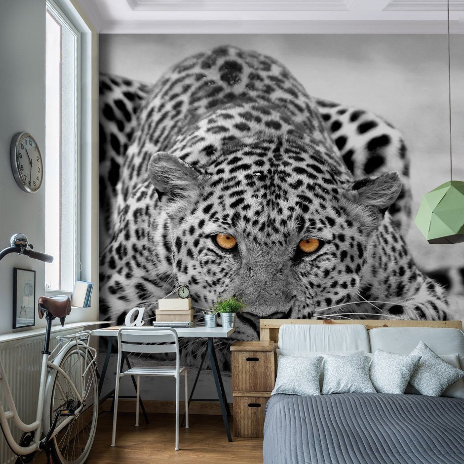 Леопард в интерьере