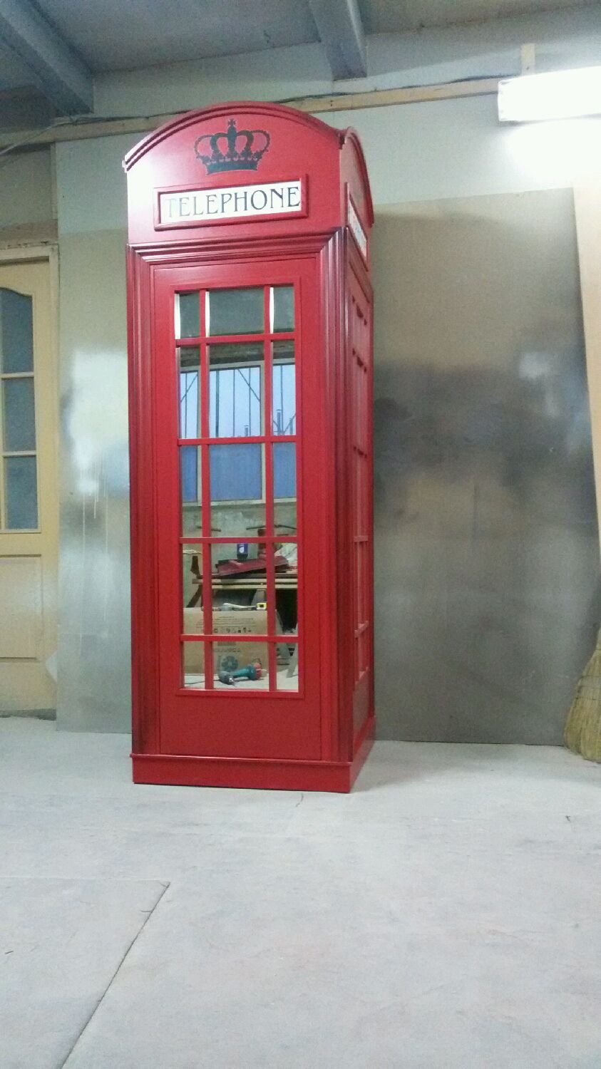 Шкаф Лондонская телефонная будка