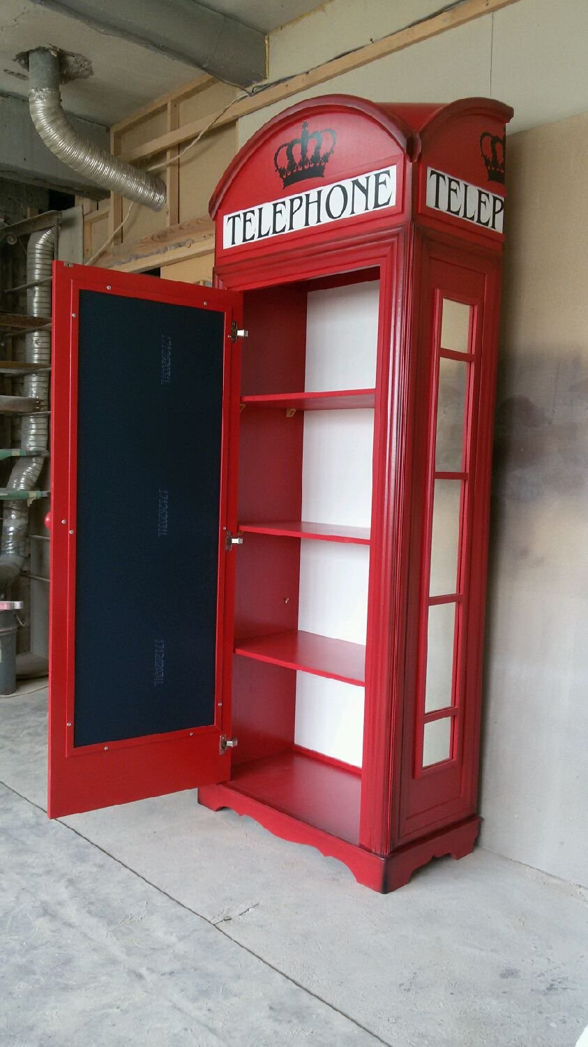 Шкаф английская телефонная будка n2