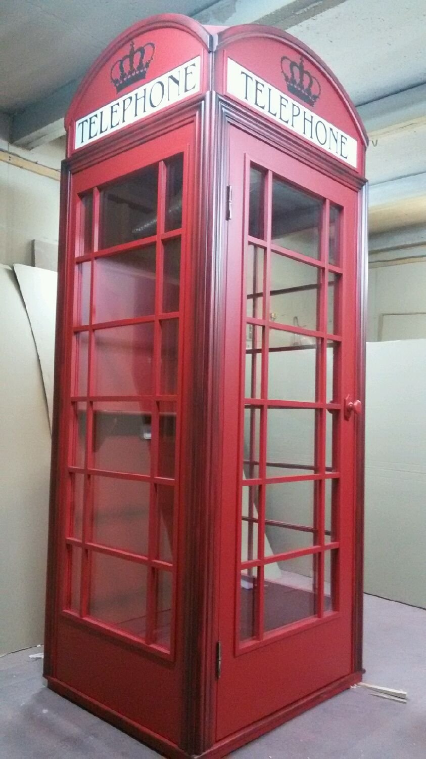 Зеркало телефонная будка Лондон
