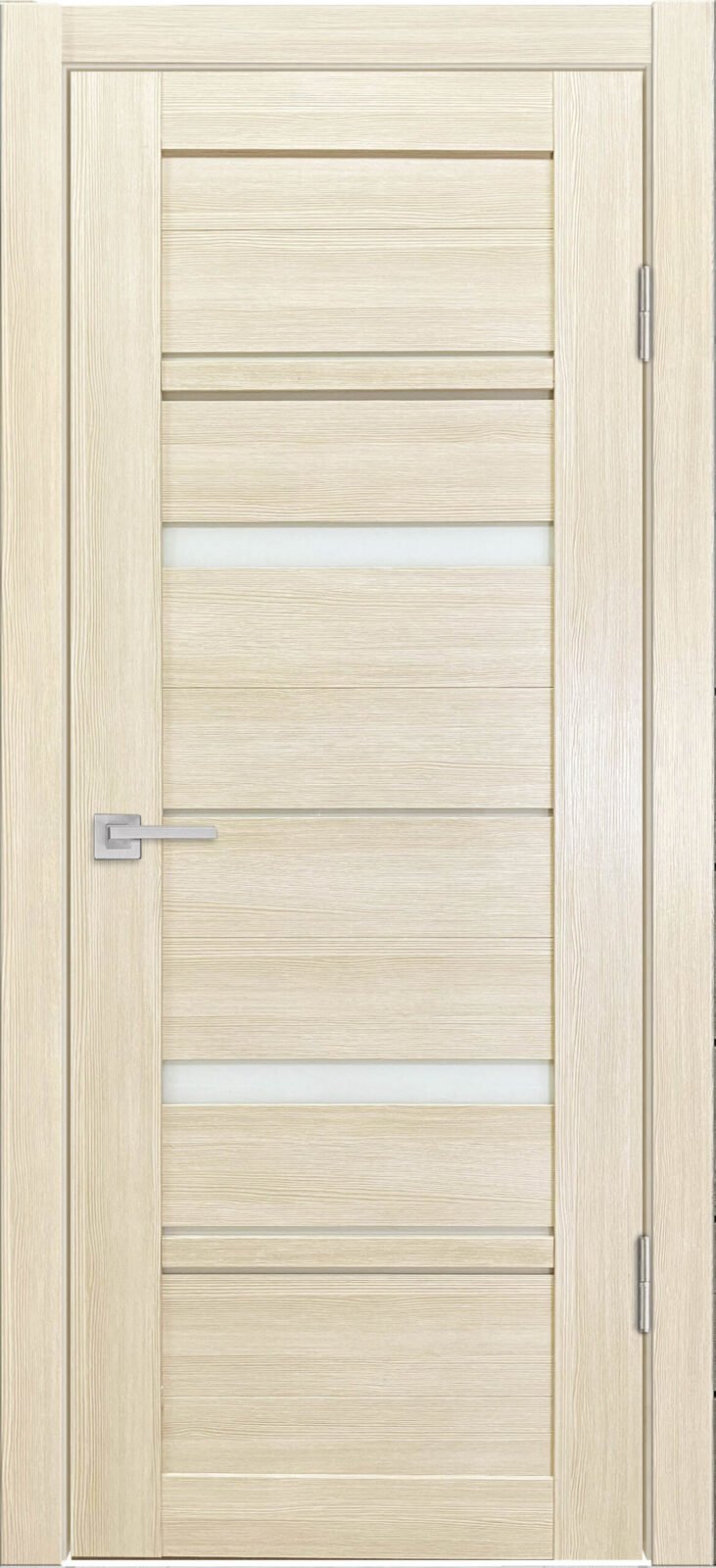 Дверное полотно ВДК Eco simple 1* капучино, МДФ, 700x2000, со стеклом