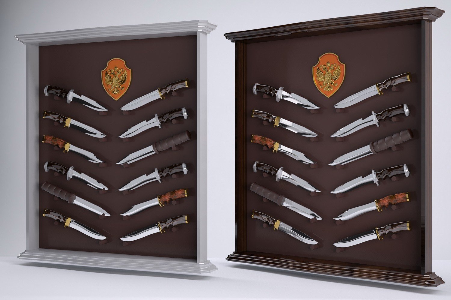 Приватка стендов с ножами. Держатель для коллекции ножей. Коллекционная витрина для ножей. Стенд для ножей на стену. Подставки для коллекционных ножей.