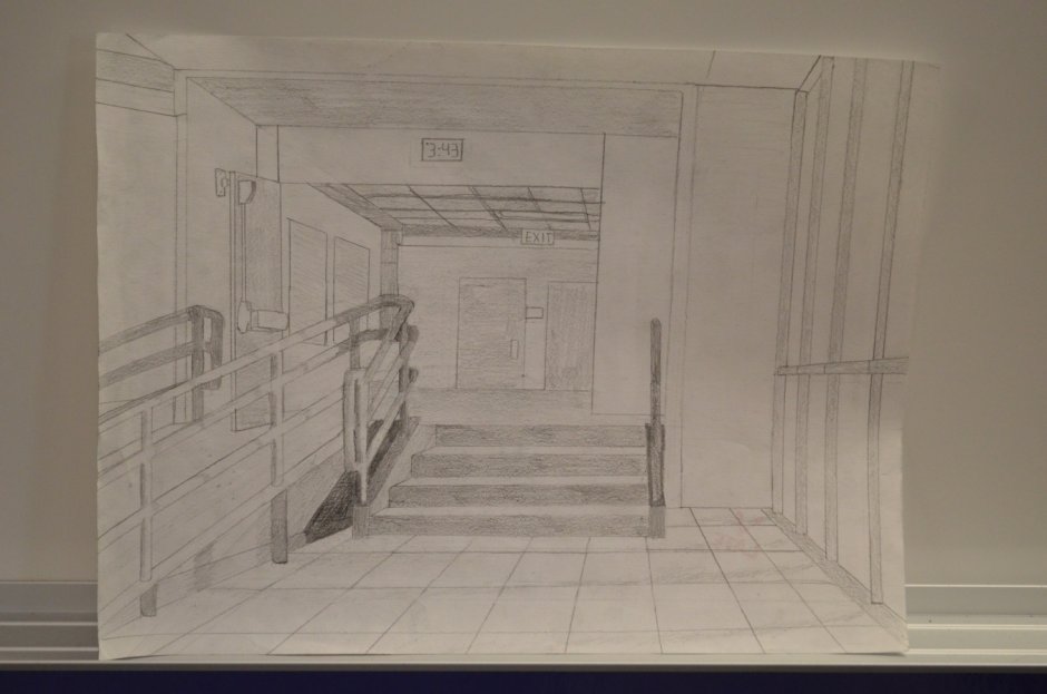 Перспектива в рисовании коридоры