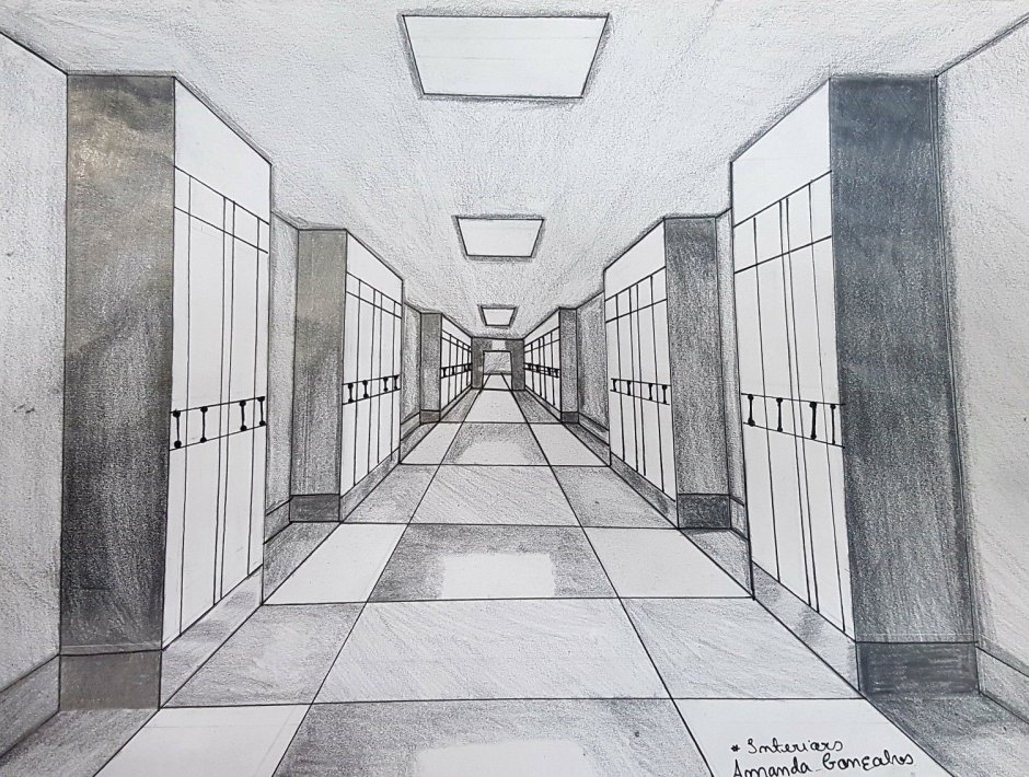 Нарисованный коридор