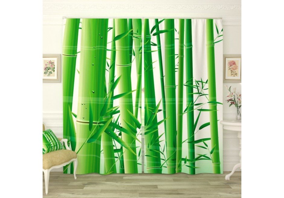 Обои бамбуковый лес для стен
