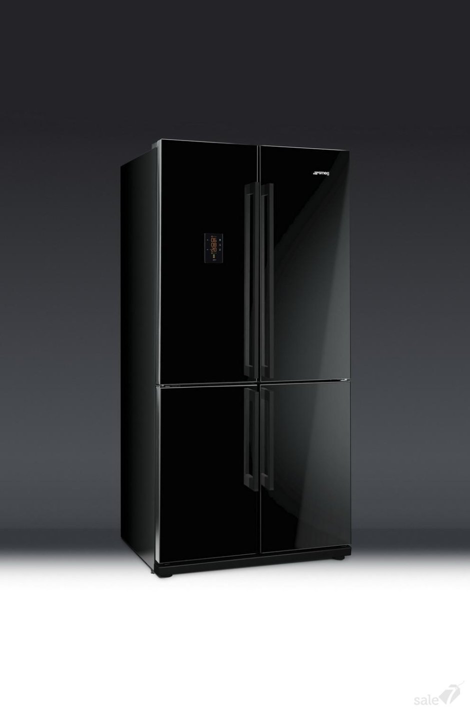 Smeg fq60npe - отдельностоящий 4-х дверный холодильник Side-by-Side.