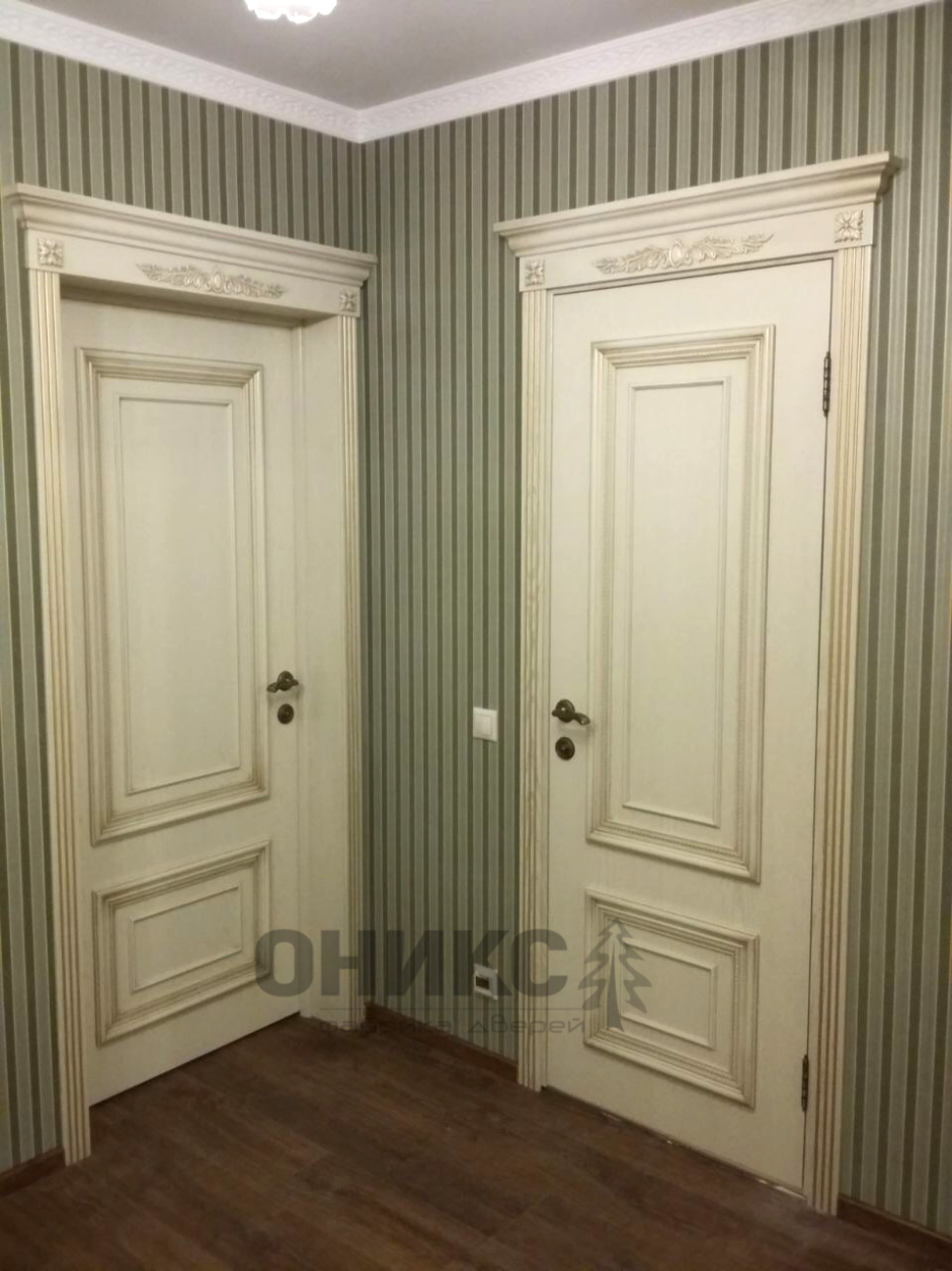 Межкомнатные двери Оникс Мадрид с зеркалом