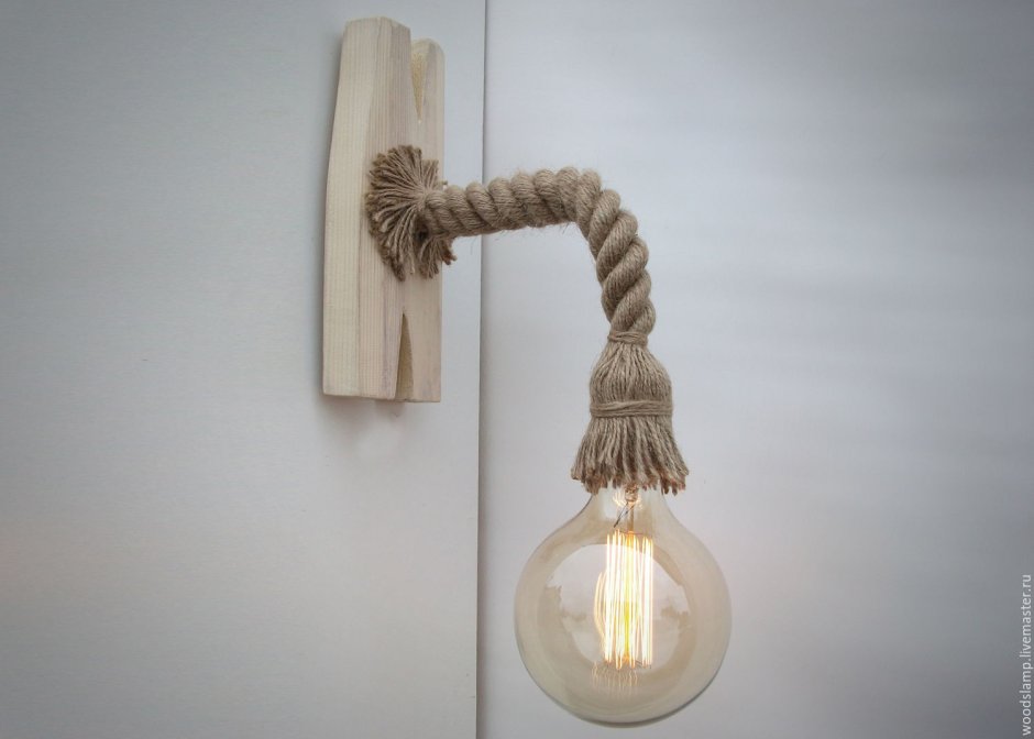 Настенный светильник в деревянный дом