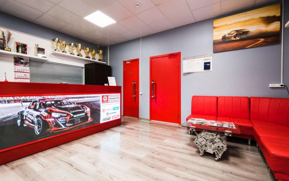 Интерьер гаража в стиле лофт