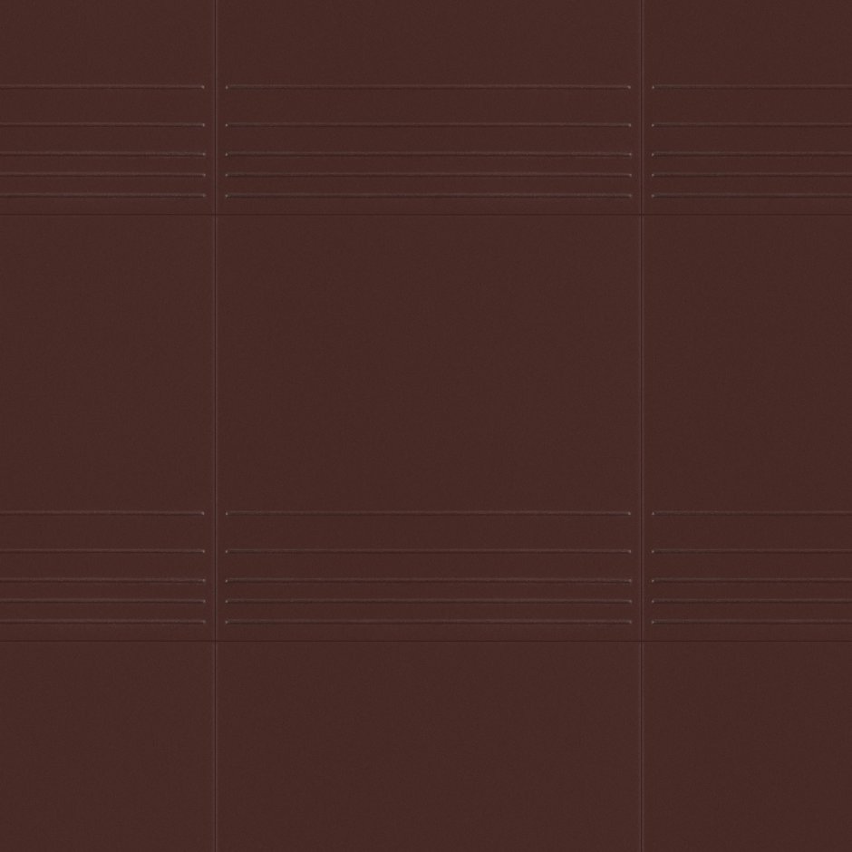 Клинкерная плитка Амстердам 4 коричневый рельеф. 29.8X29.8 см