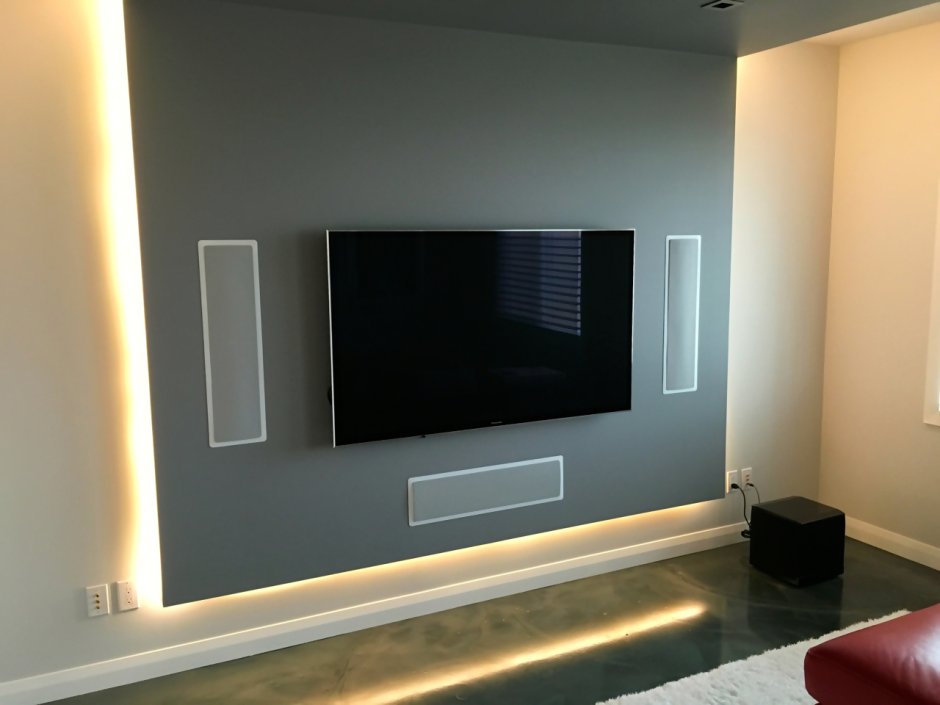 Встроенные телевизоры в стену