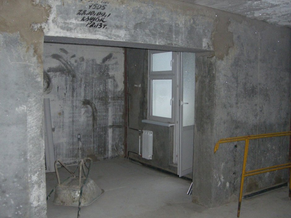 Обозначение несущих стен на плане квартиры БТИ