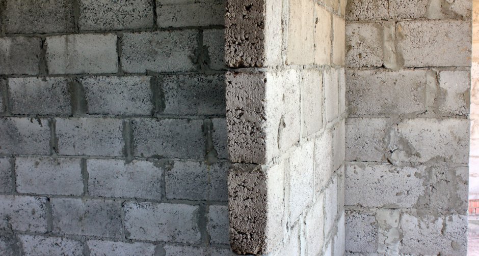 Керамзитобетонные блоки стены