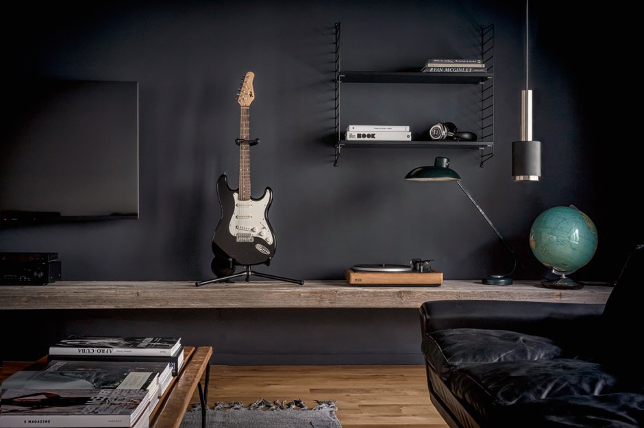 Фотообои с гитарой на стену
