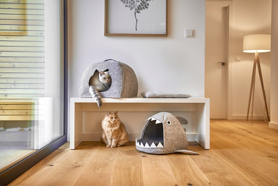 Домик для кошки на стене (53 фото)