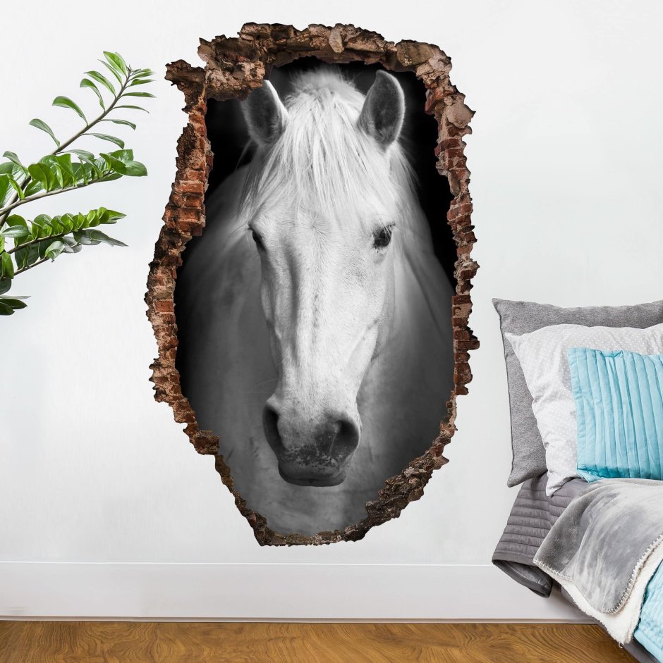 Лошадь на стене