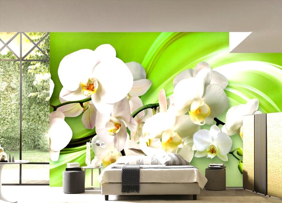Фотообои 3д Орхидея