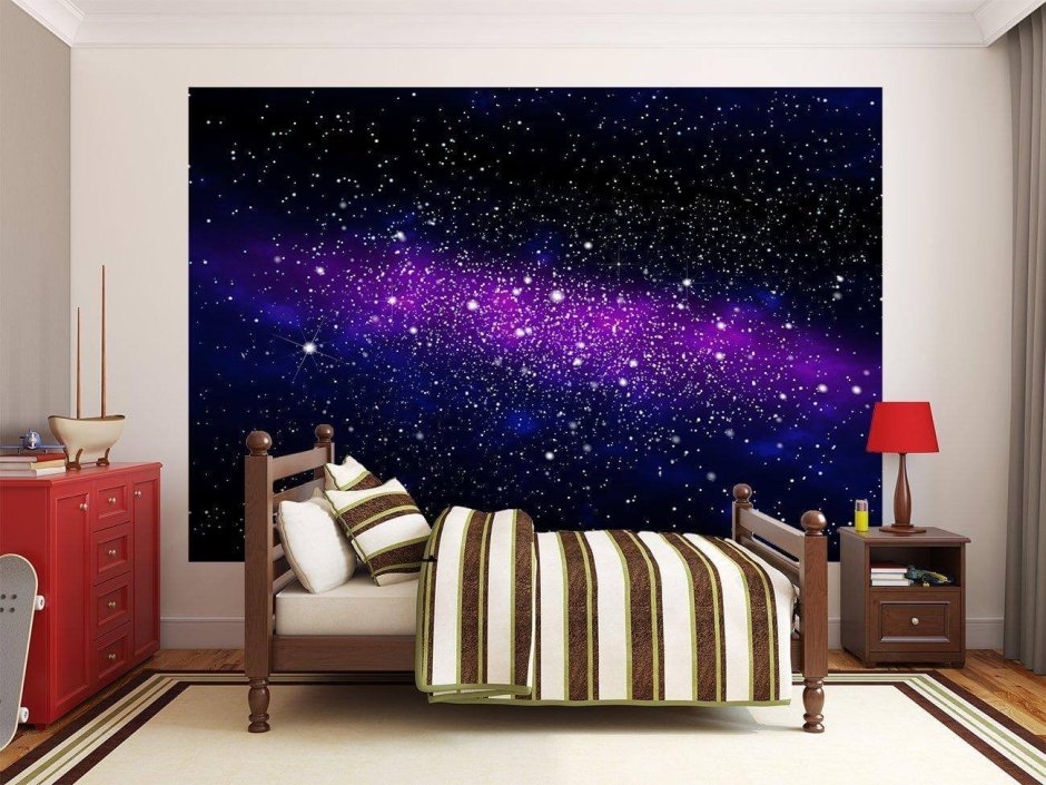 Фотообои звездное небо на стену (35 фото)